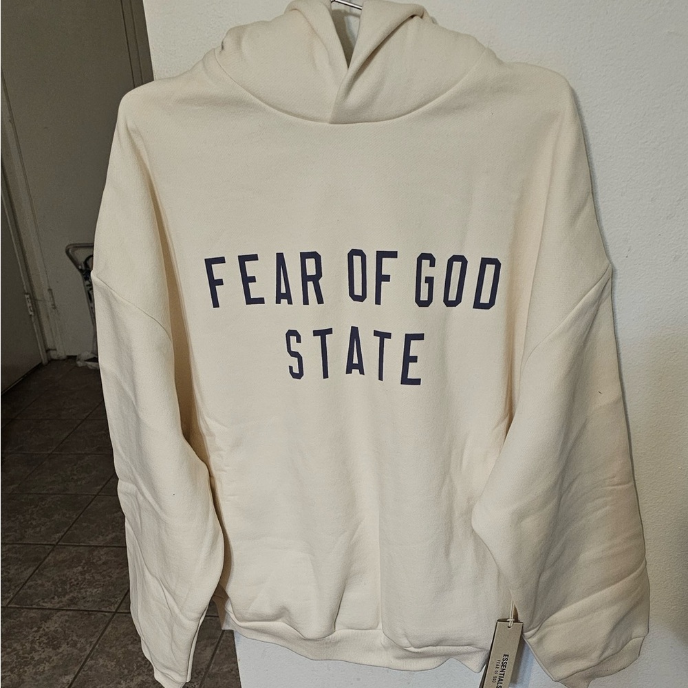 Essentials fear of god Cream Sweatshirt